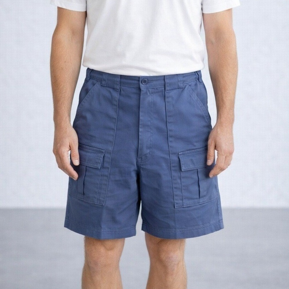 Weekender Cargo Shorts Men's Size 32 Hiking Blue Hiking Utility Fishing Comfort